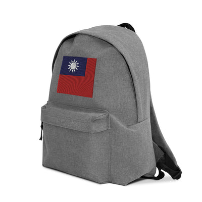 TAIWAN FLAG Embroidered Backpack