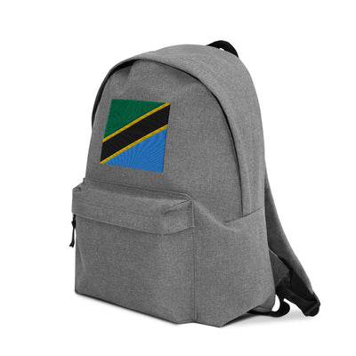 TANZANIA FLAG Embroidered Backpack