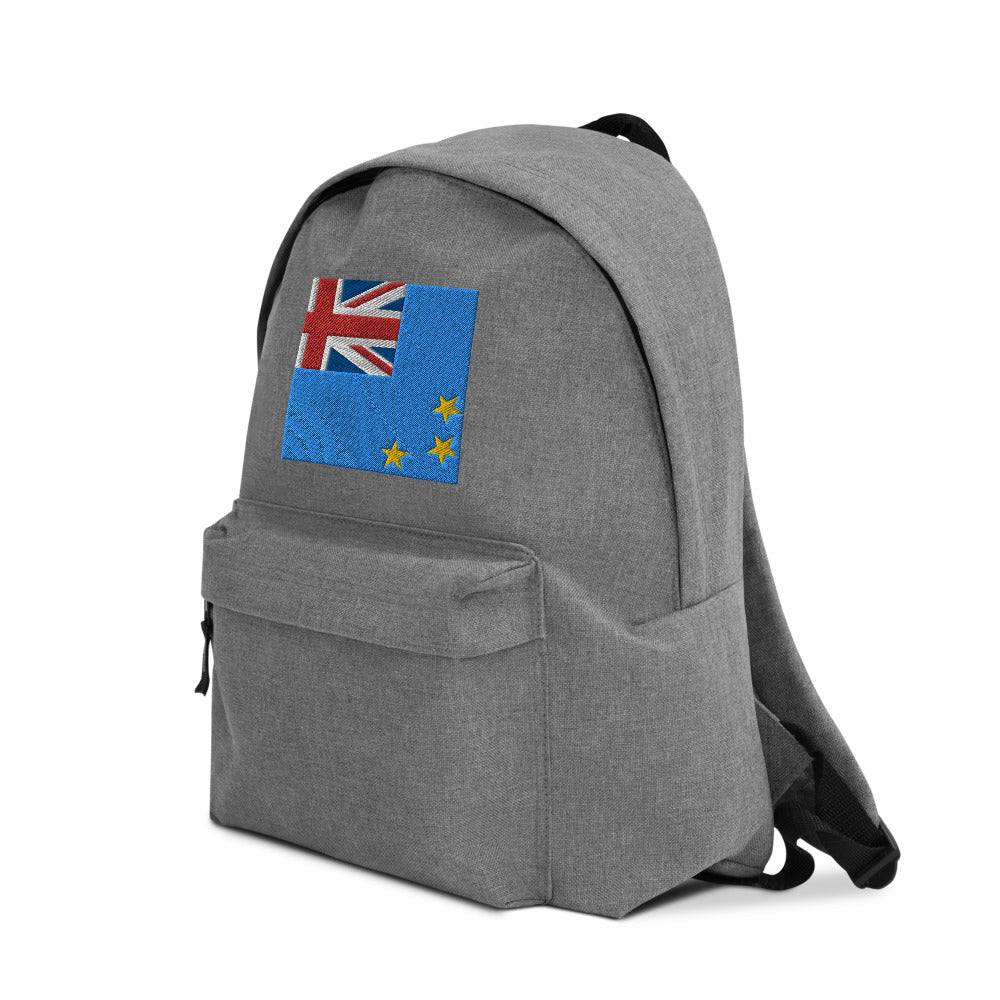 TUVALU FLAG Embroidered Backpack