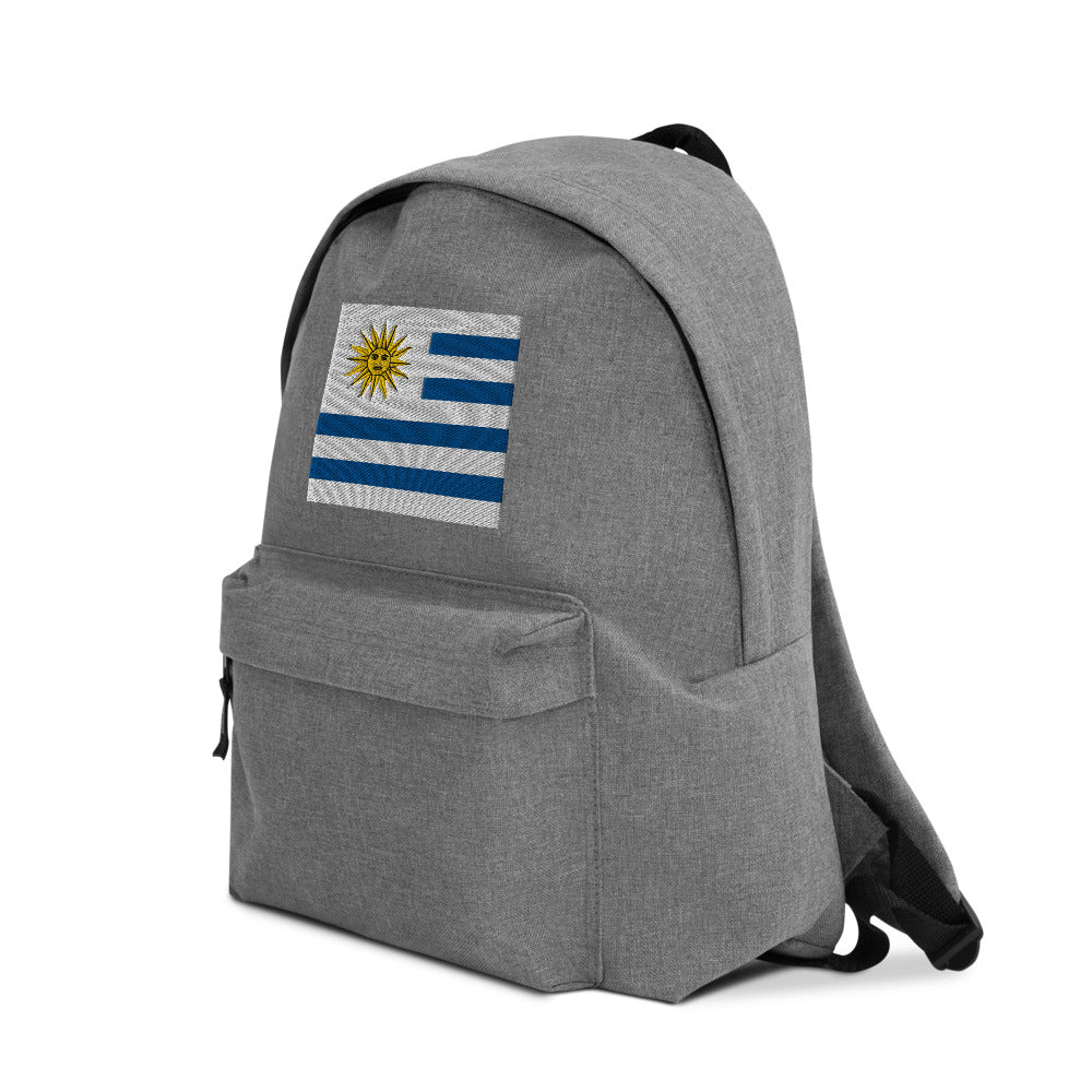 URUGUAY FLAG Embroidered Backpack