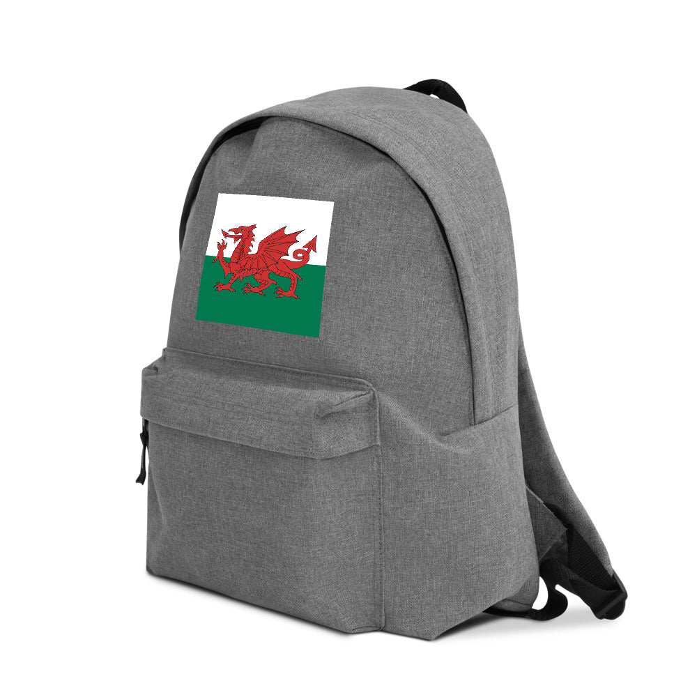 WALES FLAG Embroidered Backpack