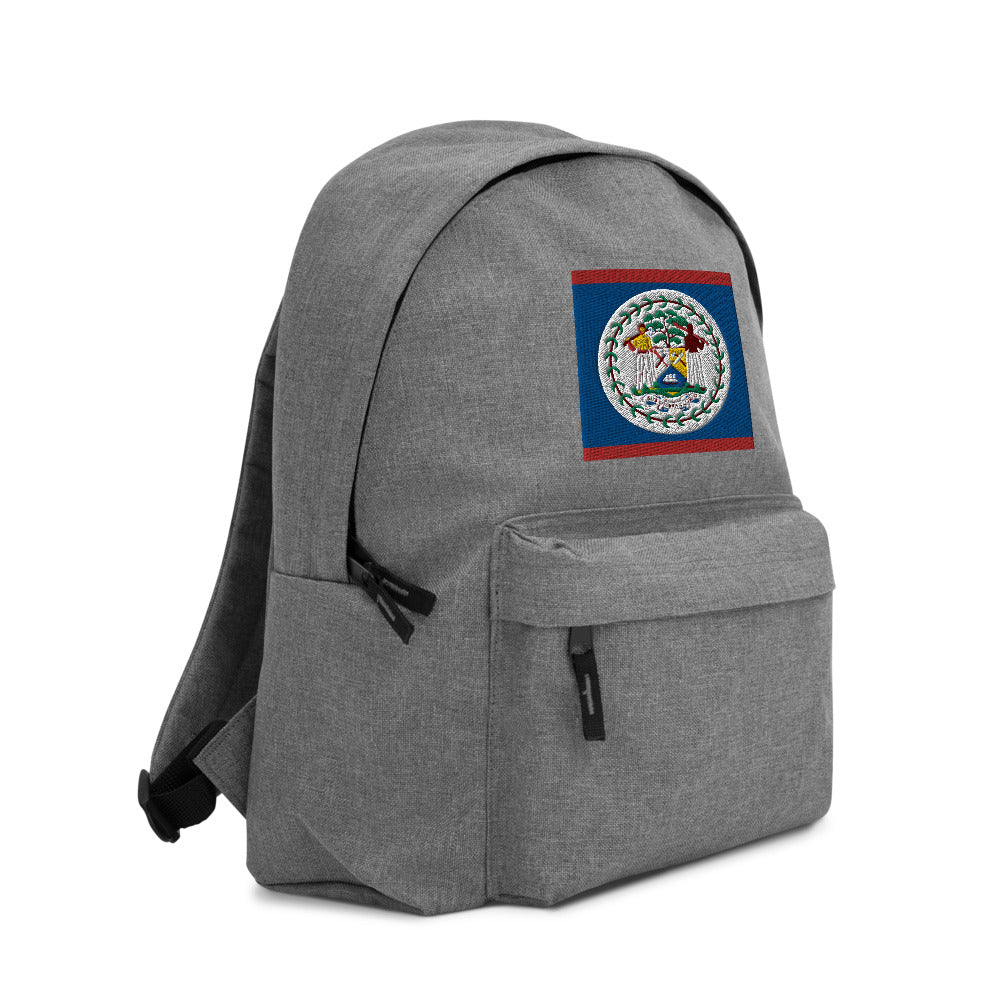 BELIZE FLAG Embroidered Backpack