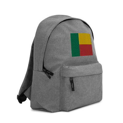 BENIN FLAG Embroidered Backpack