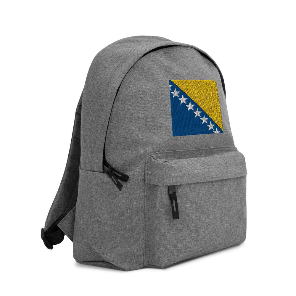 BOSNIA AND HERZEGOVINA FLAG Embroidered Backpack