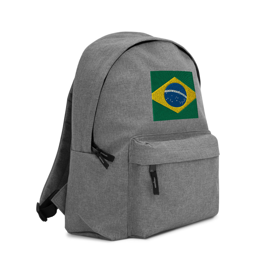 BRAZIL FLAG Embroidered Backpack