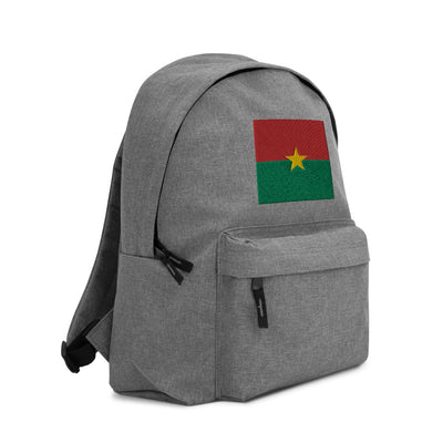 BURKINA FASO FLAG Embroidered Backpack