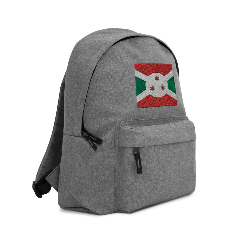 BURUNDI FLAG Embroidered Backpack