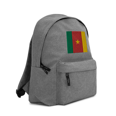 CAMEROON FLAG Embroidered Backpack