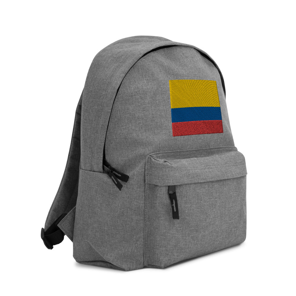 COLOMBIA FLAG Embroidered Backpack