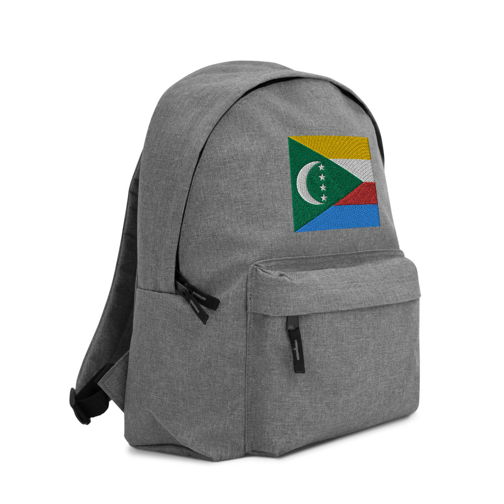 COMOROS FLAG Embroidered Backpack