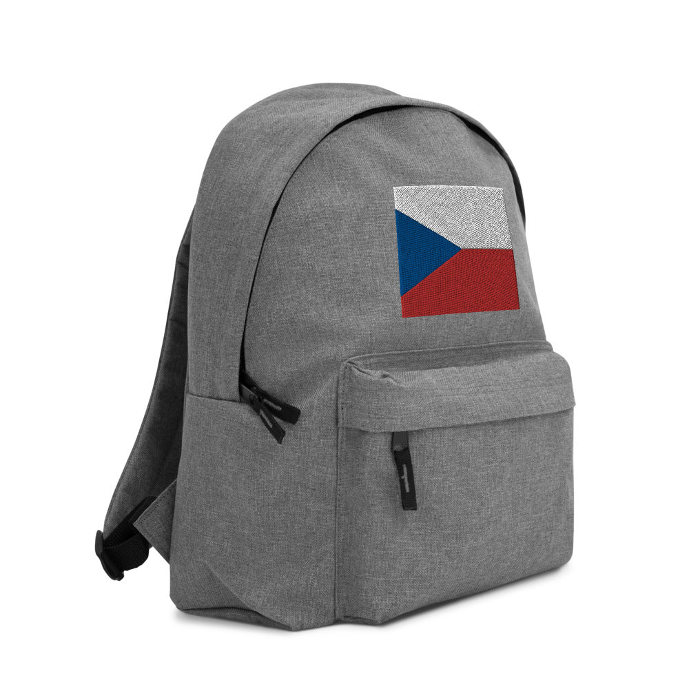 CZECH FLAG Embroidered Backpack