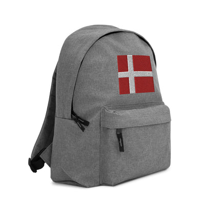 DENMARK FLAG Embroidered Backpack