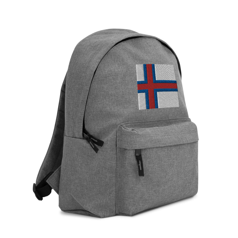 FAROE ISLANDS FLAG Embroidered Backpack