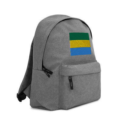 GABON FLAG Embroidered Backpack