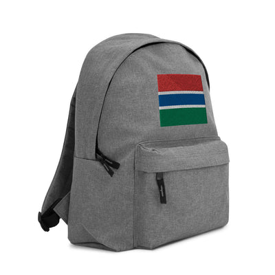 GAMBIA FLAG Embroidered Backpack