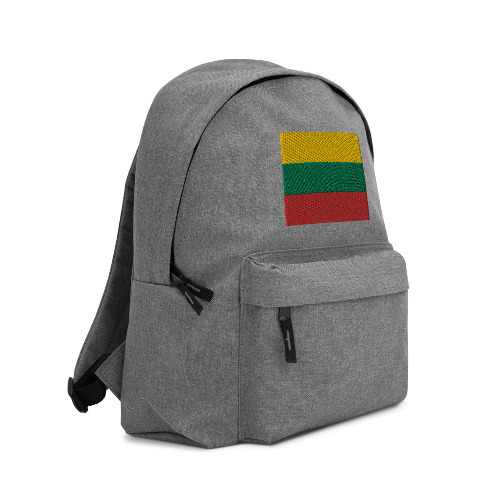 LITHUANIA FLAG Embroidered Backpack