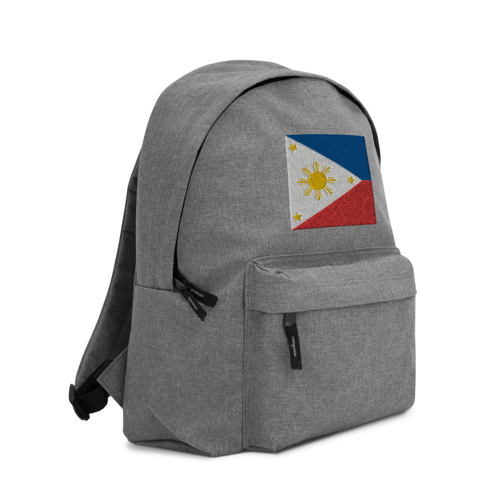 Philippines flag Embroidered Backpack