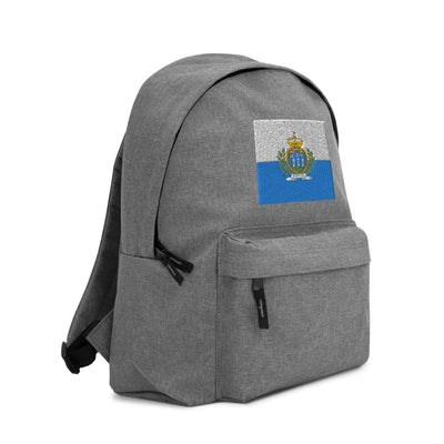 SAN MARINO FLAG Embroidered Backpack