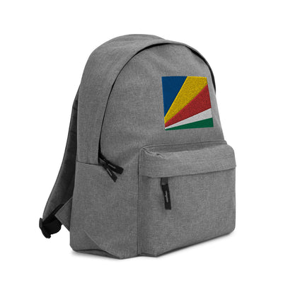 SEYCHELLES FLAG Embroidered Backpack