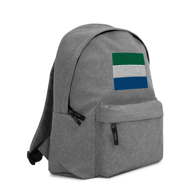 SIERRA LEONE FLAG Embroidered Backpack