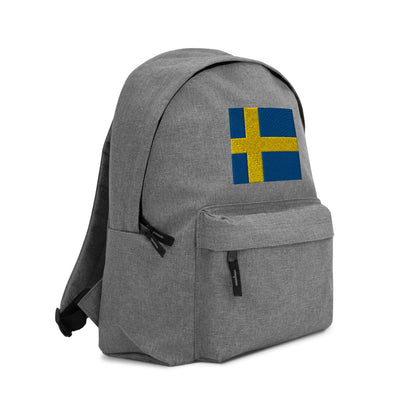 SWEDEN FLAG Embroidered Backpack