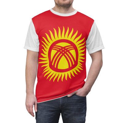 Kyrgyzstan  Unisex AOP Cut & Sew Tee