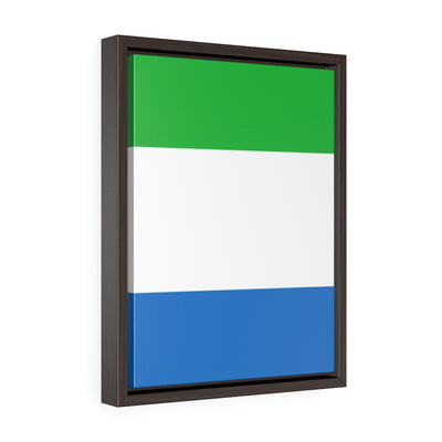 SIERRA LEONE Vertical Framed Premium Gallery Wrap Canvas