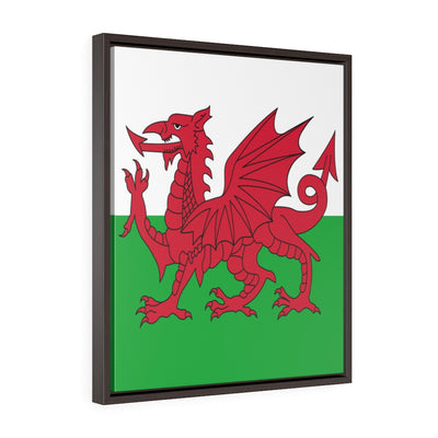 WALES Vertical Framed Premium Gallery Wrap Canvas