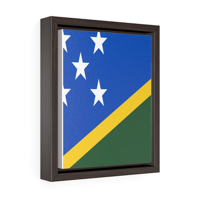 SOLOMON ISLANDS Vertical Framed Premium Gallery Wrap Canvas