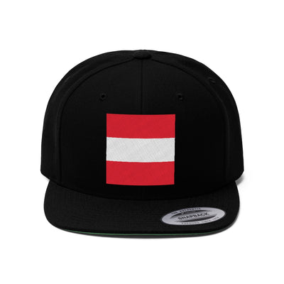 AUSTRIA Unisex Flat Bill Hat