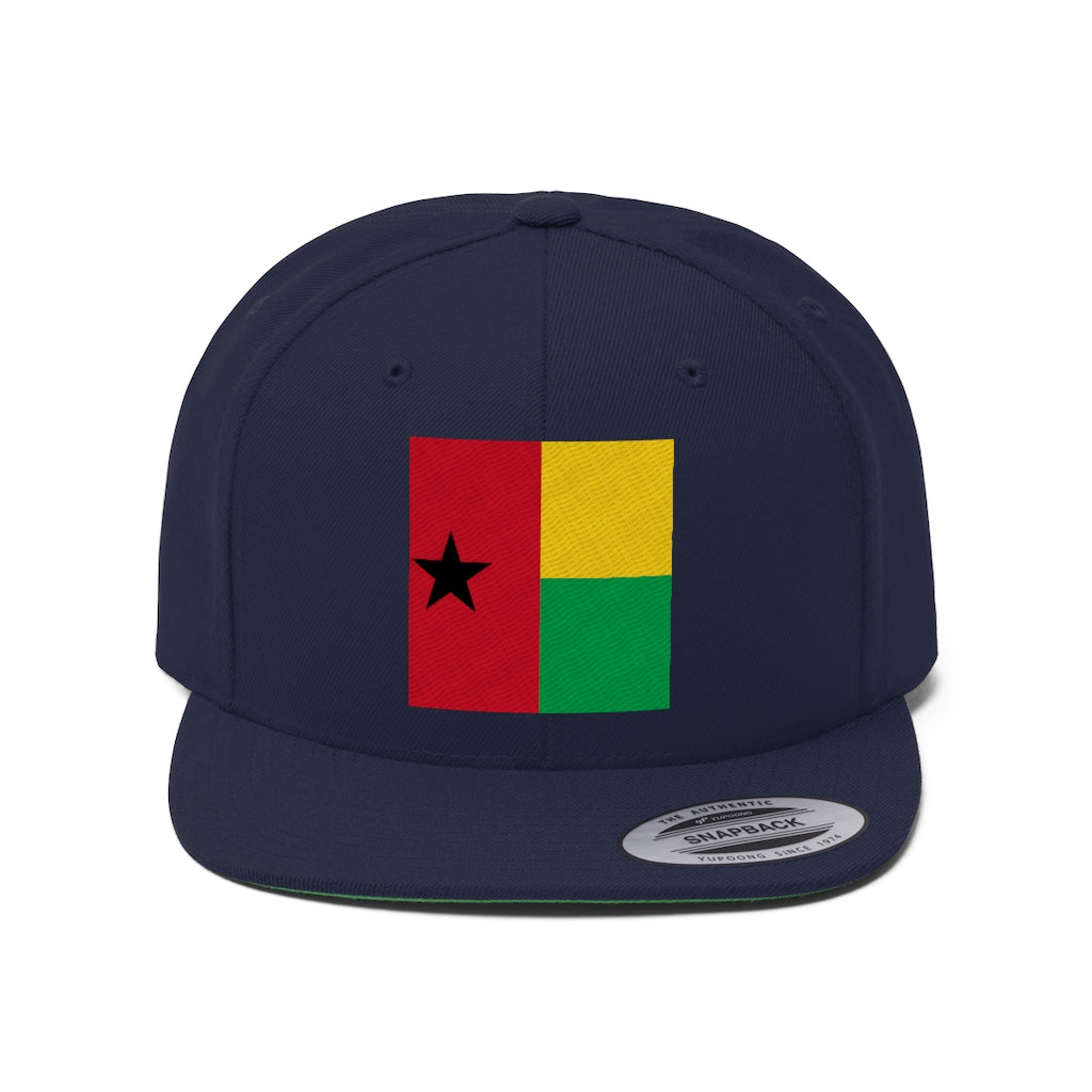 GUINEA-BISSAU Unisex Flat Bill Hat