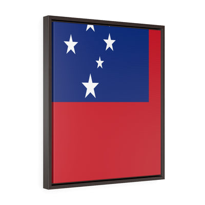 SAMOA Vertical Framed Premium Gallery Wrap Canvas