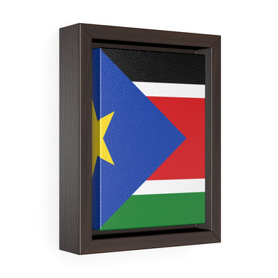 SOUTH SUDAN  Vertical Framed Premium Gallery Wrap Canvas