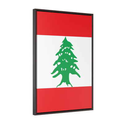 LEBANON Vertical Framed Premium Gallery Wrap Canvas