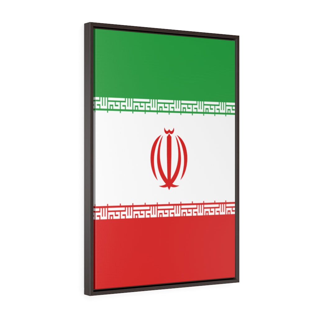 IRAN Vertical Framed Premium Gallery Wrap Canvas