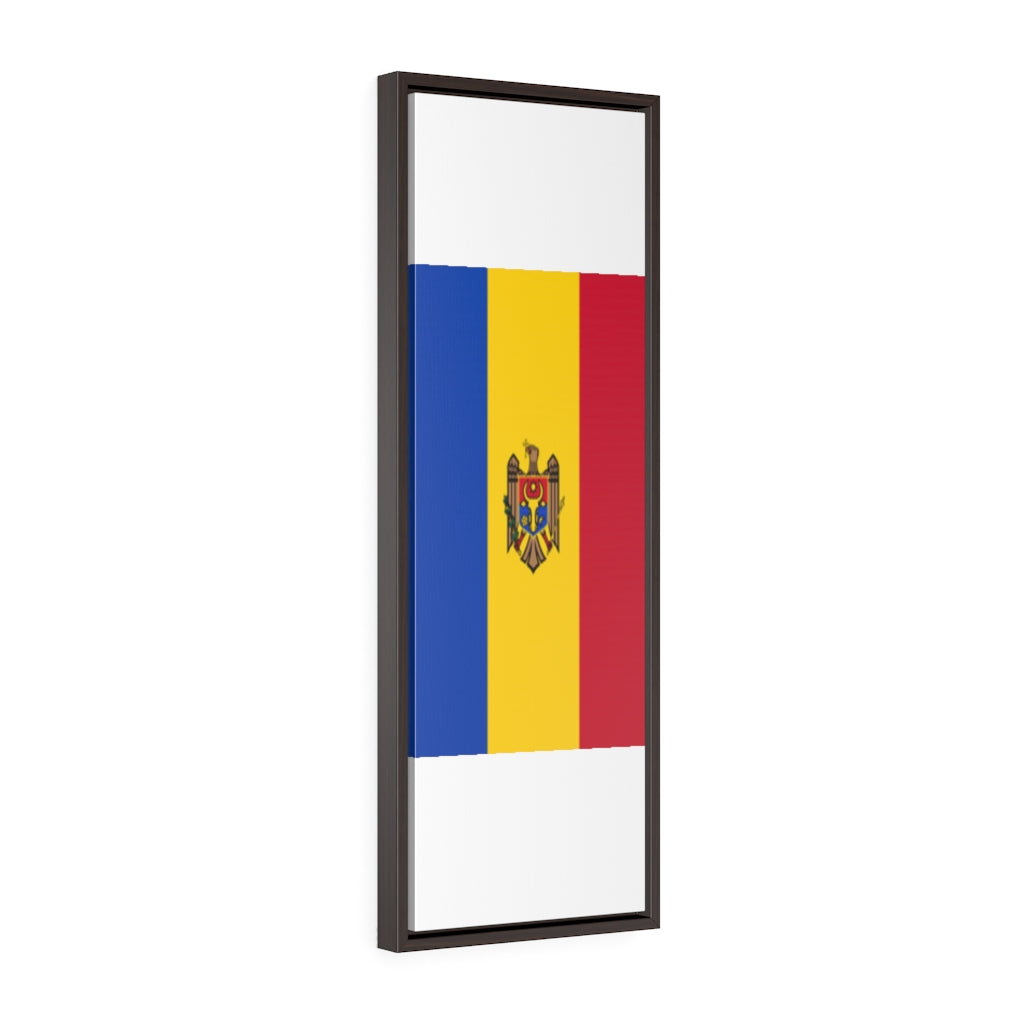 MOLDOVA Vertical Framed Premium Gallery Wrap Canvas