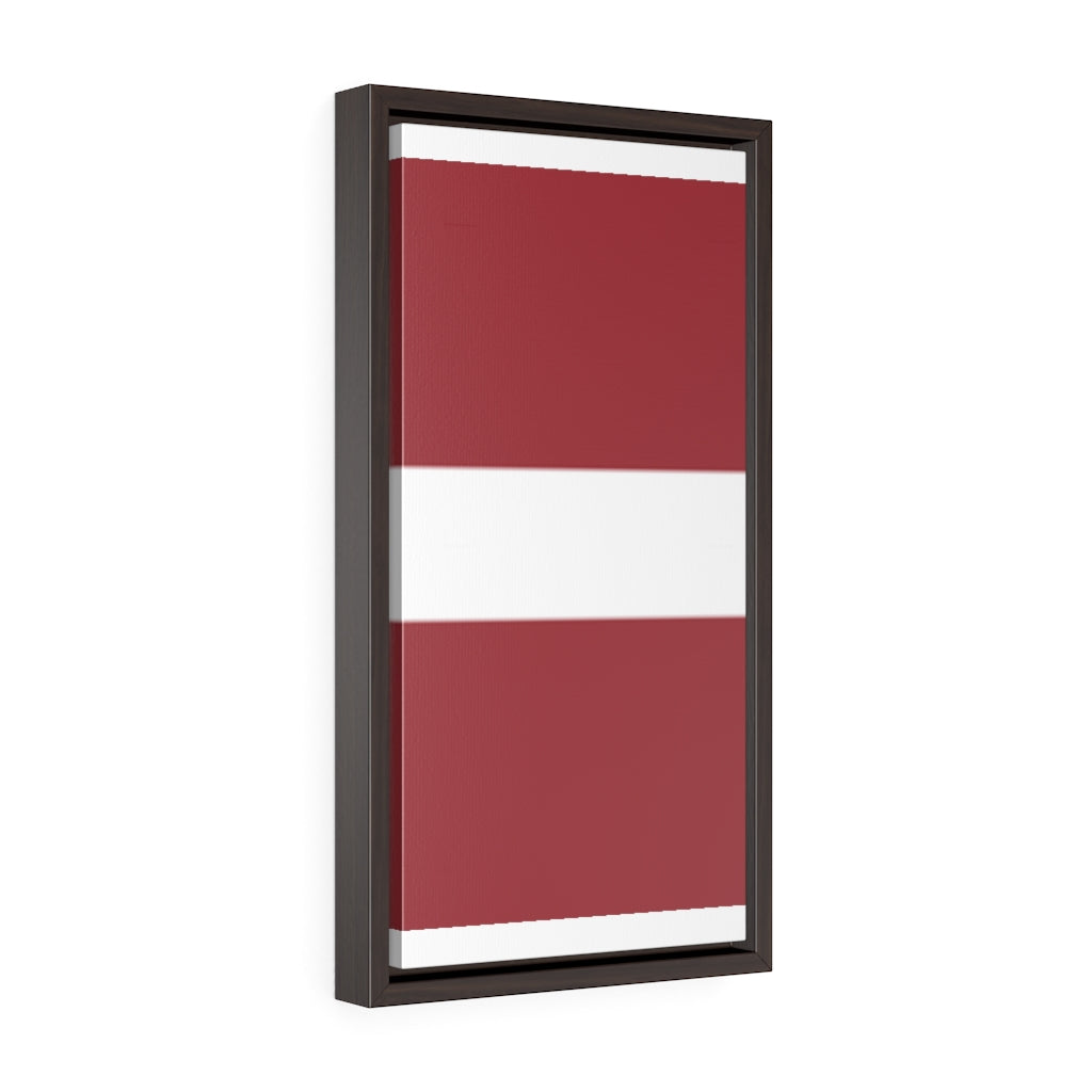 LATVIA Vertical Framed Premium Gallery Wrap Canvas