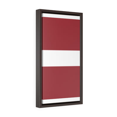 LATVIA Vertical Framed Premium Gallery Wrap Canvas