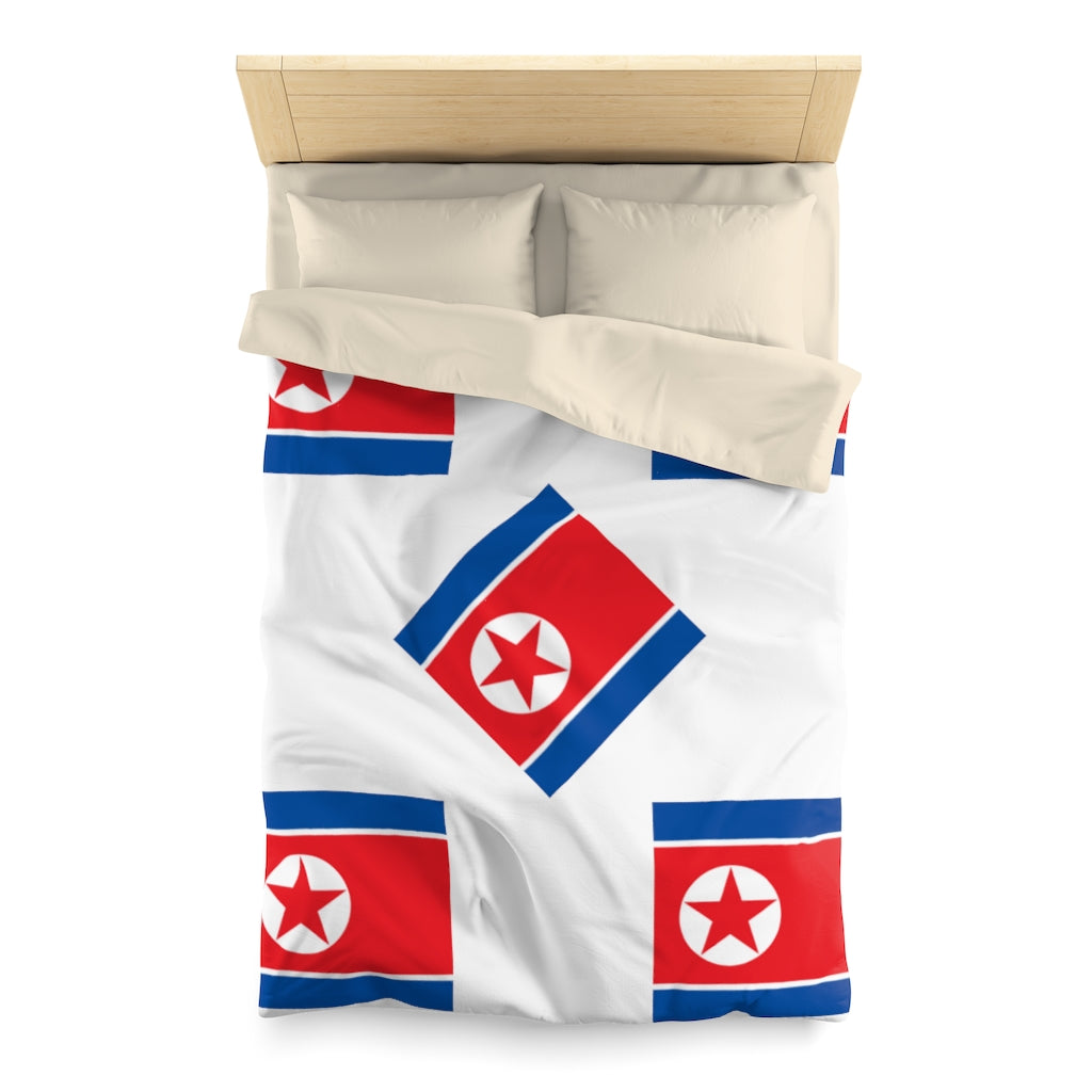 NORTH KOREA Microfiber Duvet Cover