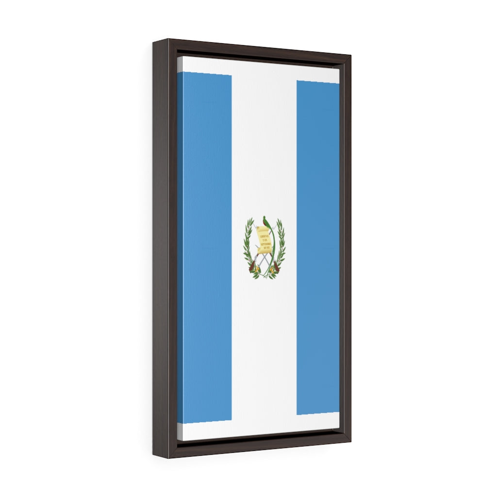 GUATEMALA Vertical Framed Premium Gallery Wrap Canvas