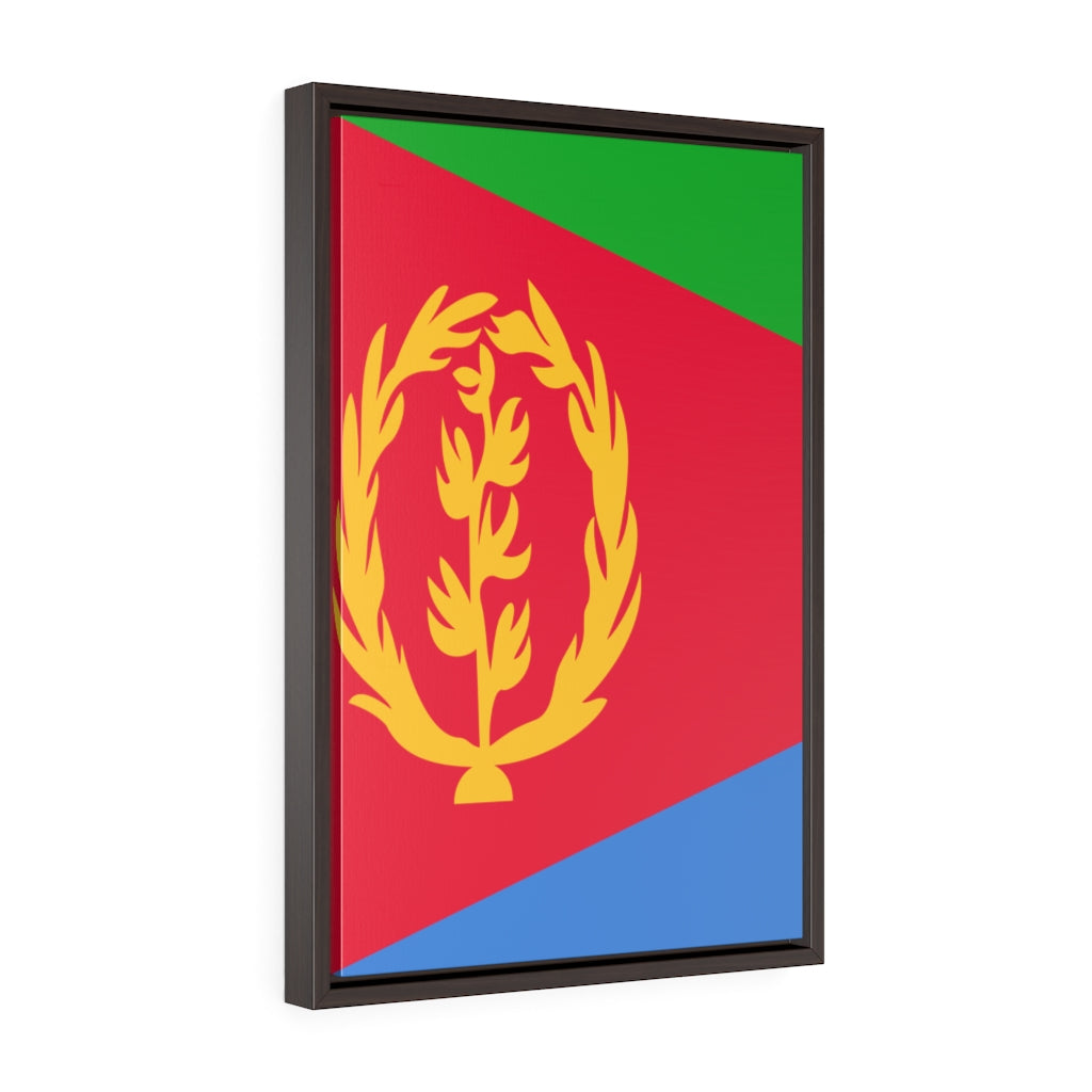 ERITREA Vertical Framed Premium Gallery Wrap Canvas