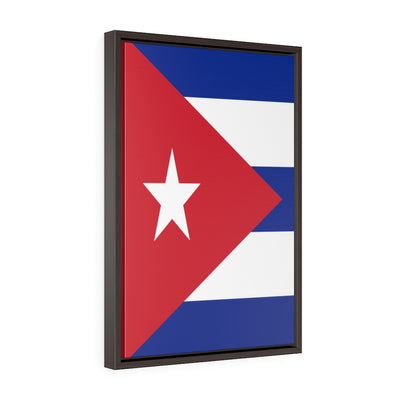 CUBA Vertical Framed Premium Gallery Wrap Canvas