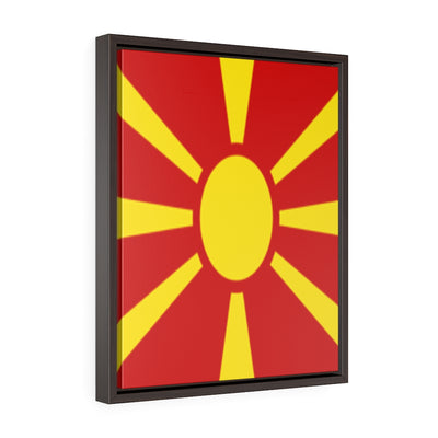 MACEDONIA Vertical Framed Premium Gallery Wrap Canvas