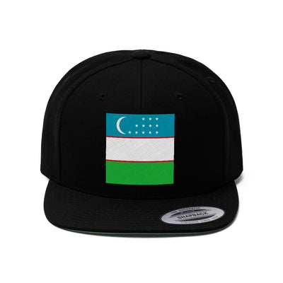 UZBEKISTAN Unisex Flat Bill Hat