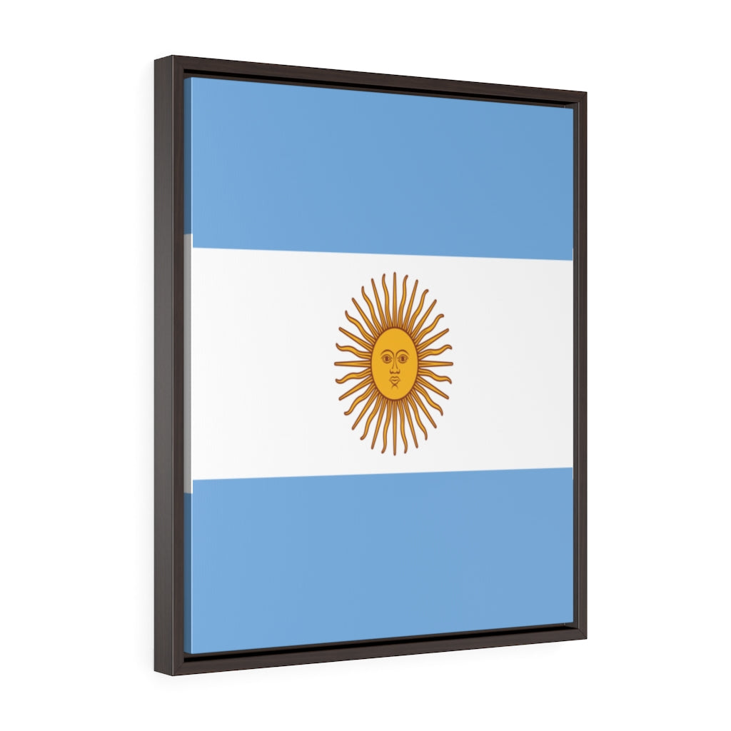 ARGENTINA Vertical Framed Premium Gallery Wrap Canvas