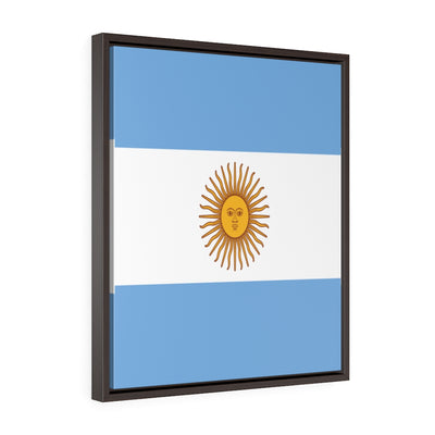 ARGENTINA Vertical Framed Premium Gallery Wrap Canvas