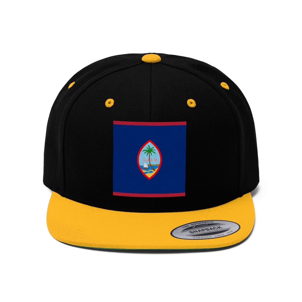 GUAM Unisex Flat Bill Hat