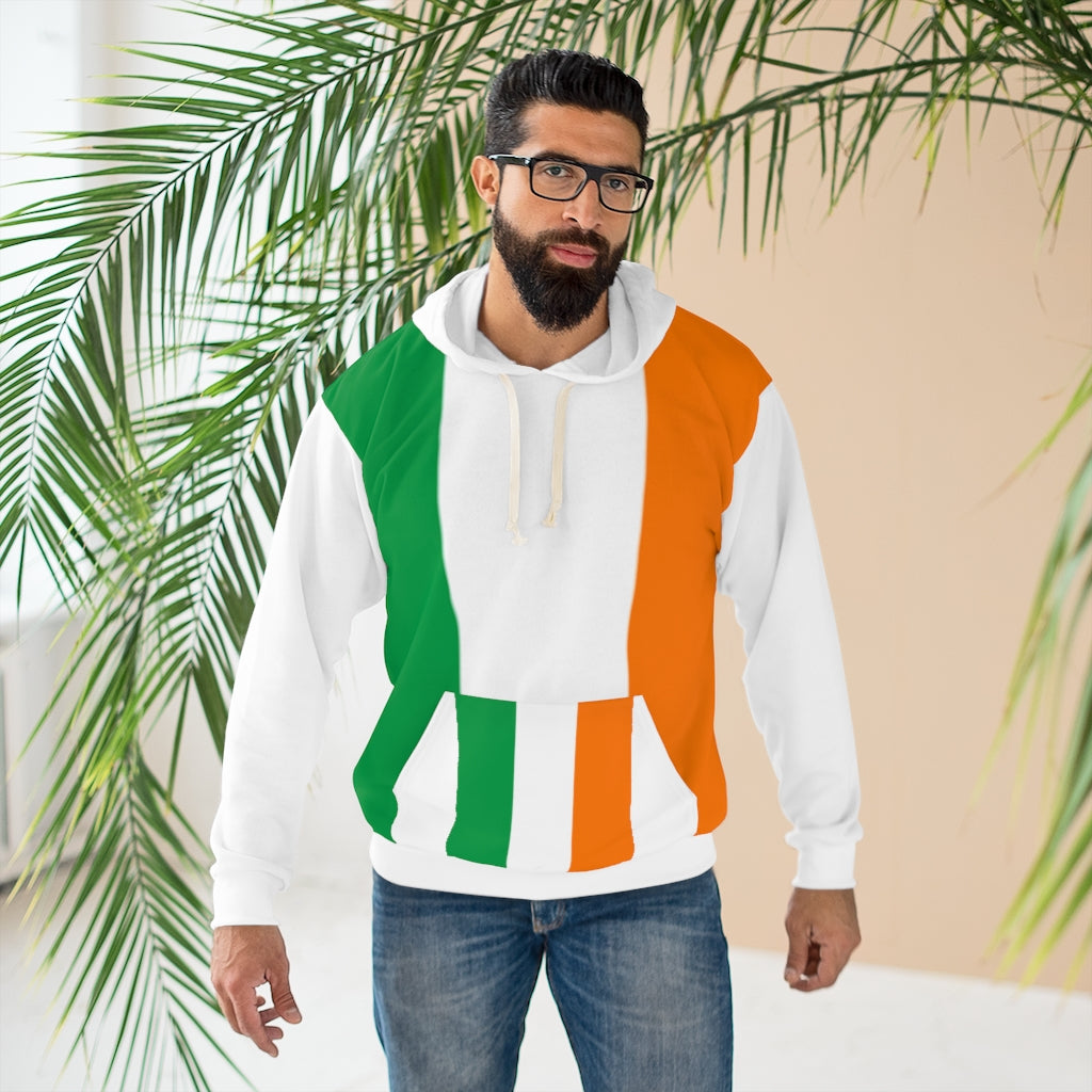 Ireland AOP Unisex Pullover Hoodie