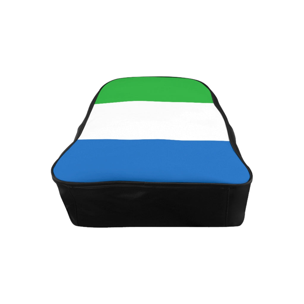 SIERRA LEONE FLAG School Backpack