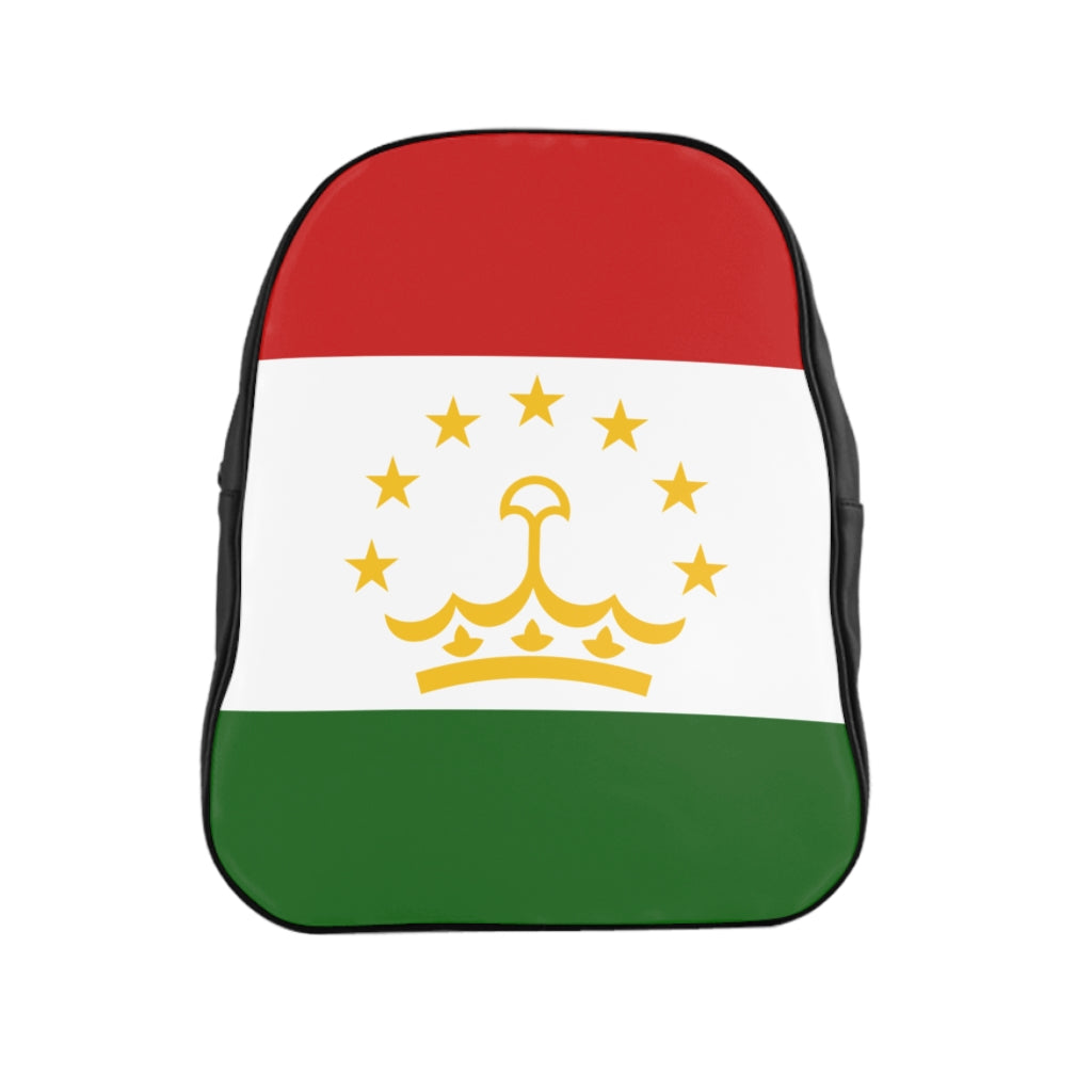 TAJIKISTAN FLAG School Backpack